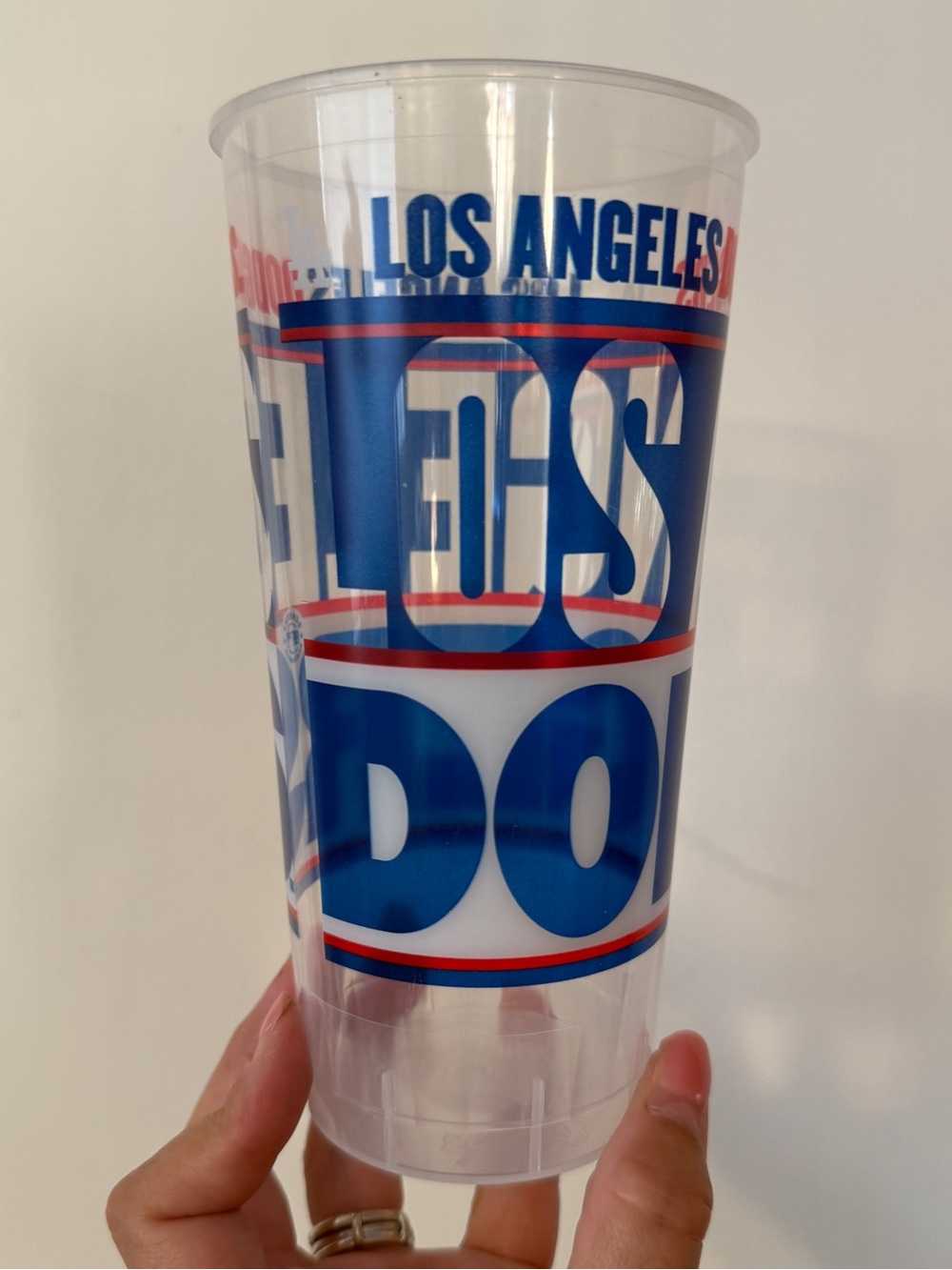 Los Angeles Dodgers Fast Food Logo Plastic Cups - Blue & Red-Lot of 20-24oz
